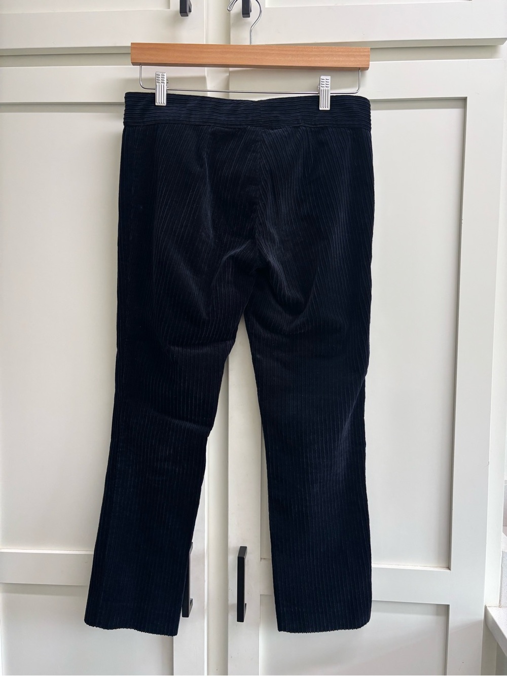 Isabel Étoile Marant Black Corduroy Pants Women’s 38 Cropped Straight Leg - Picture 6 of 10